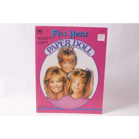 Golden Other - Uncut 1992 Full House Paper Doll by Golden Lorimar TV Vintage ~ 260420-WH 1087